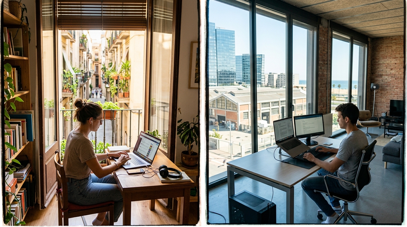 Living in Gràcia or Poblenou: A Neighbourhood Guide for Remote Workers